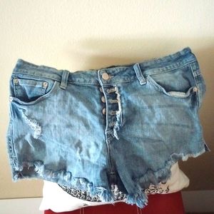 Mini jean shorts